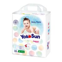 Подгузники-трусики YokoSun, размер L (9-14 кг), 18 шт.