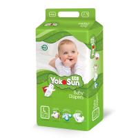 Детские подгузники YokoSun Eco размер L (9-14 кг), 50 шт