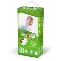 Детские подгузники-трусики YokoSun Eco размер L (9-14 кг), 44 шт