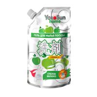 Гель для мытья посуды YokoSun, Яблоко, Дой-пак 850 мл