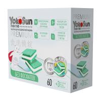 Таблетки для посудомоечной машины YokoSun, 60 шт (бесфосфатные)