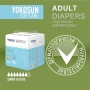 Подгузники на липучках YokoSun для взрослых, размер XL, 10 шт
