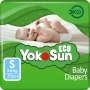 Детские подгузники YokoSun Eco размер S (3- 6 кг), 70 шт