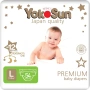 Подгузники YokoSun  Premium L (9-13 кг) 54 шт